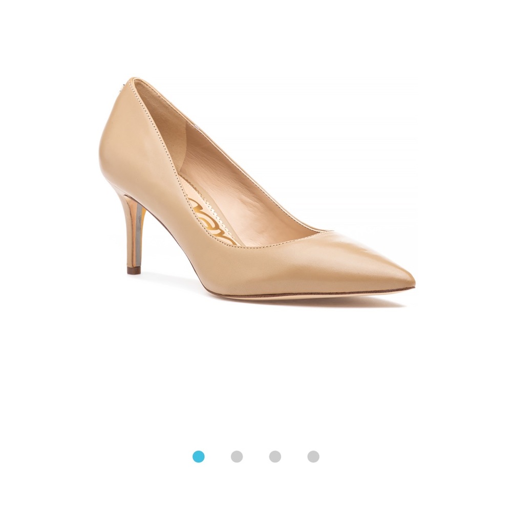 Sam Edelman Jordyn Nude Pointed Toe Heels size 8